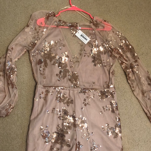 NWT Gold Romper - Picture 4 of 5